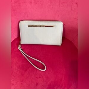 Steve Madden light blue Wristlet Clutch